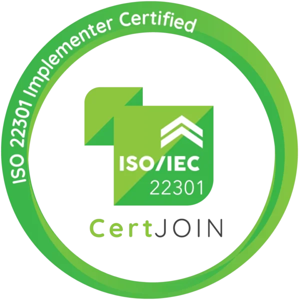 ISO/IEC 22301 Implementer Certified